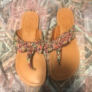 Floral sandals